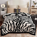 European Style Warm Raschel Blanket for Winter – Luxury Thick Double-Sided Flocked Comforter