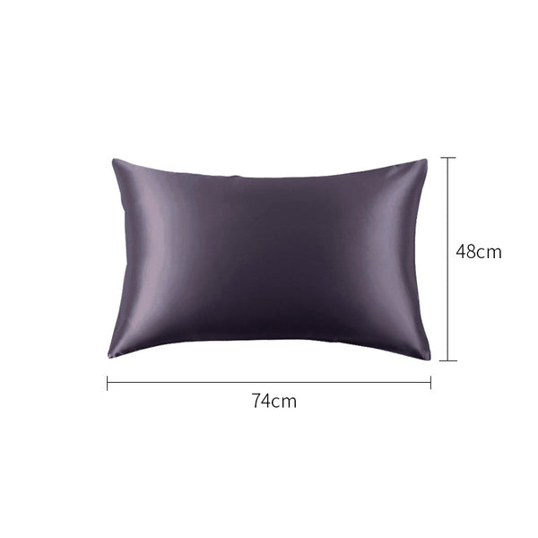 Double-sided Silk Sleeping Envelope Solid Color Single Pillow Case