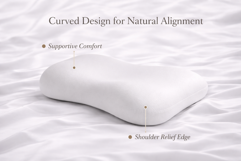 EloraSleep™ Align Curve Pillow