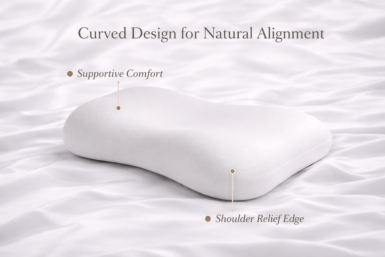 EloraSleep™ Align Curve Pillow