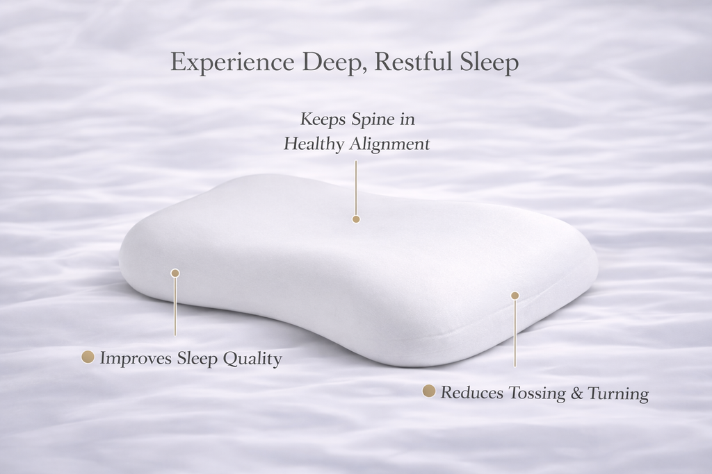 EloraSleep™ Align Curve Pillow