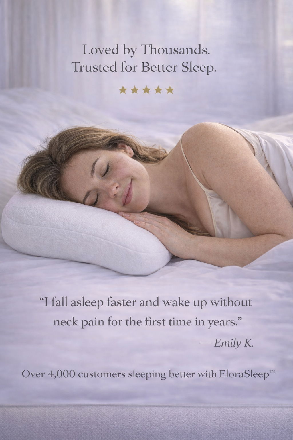 EloraSleep™ Align Curve Pillow