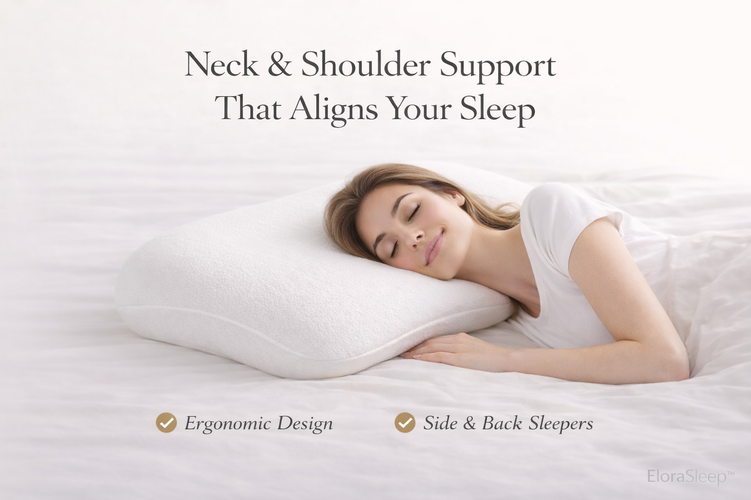 EloraSleep™ Align Curve Pillow