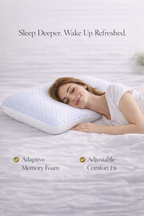 EloraSleep™ Restore Cooling Gel Memory Foam Pillow