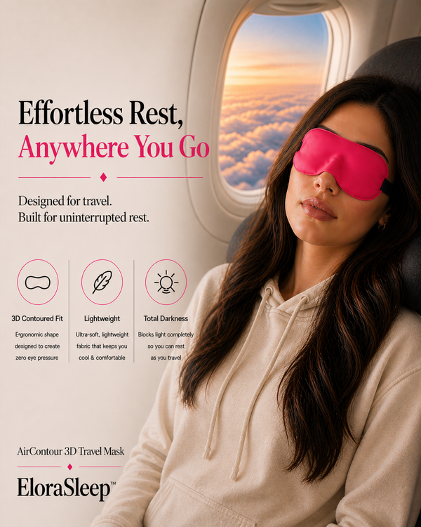 EloraSleep™ AirContour 3D Travel Sleep Mask