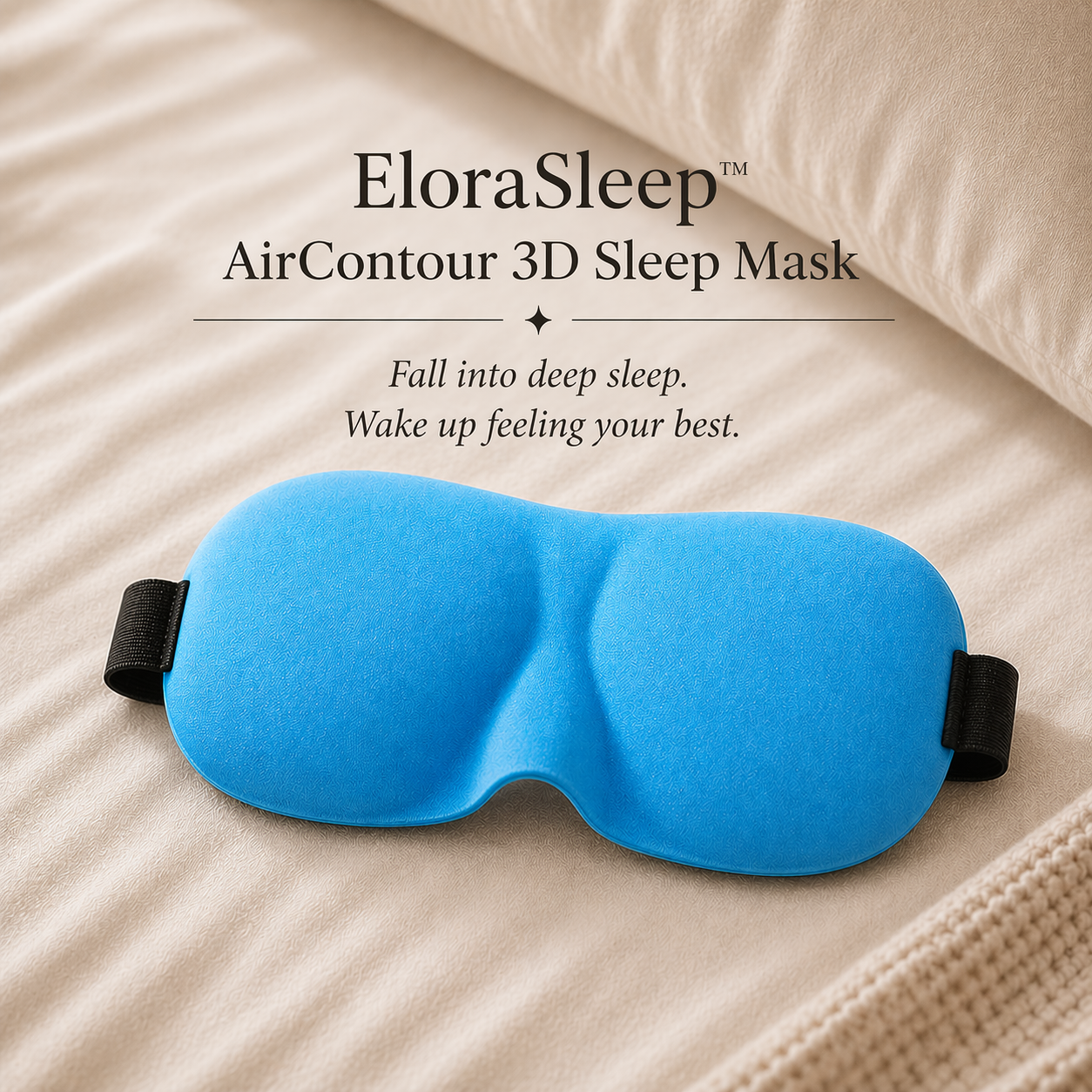EloraSleep™ AirContour 3D Sleep Mask