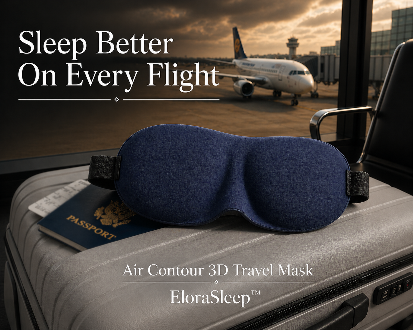 EloraSleep™ AirContour 3D Travel Sleep Mask