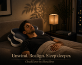 EloraSleep™ CloudCurve Memory Foam Pillow