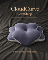 EloraSleep™ CloudCurve Memory Foam Pillow