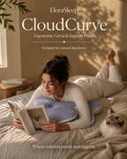 EloraSleep™ CloudCurve Memory Foam Pillow