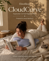 EloraSleep™ CloudCurve Memory Foam Pillow