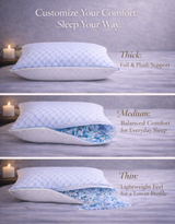 EloraSleep™ Restore Cooling Gel Memory Foam Pillow