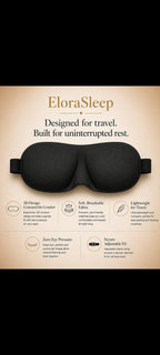 EloraSleep™ AirContour 3D Travel Sleep Mask